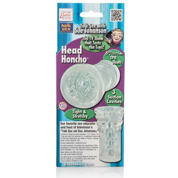 Sue Johanson Head Honcho - Clear - Dolls & Masturbators