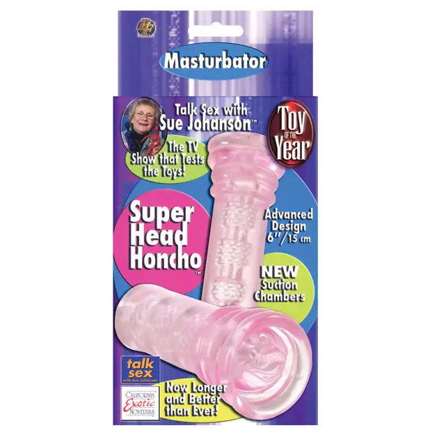 Sue Johanson Super Head Honcho - Pink - Dolls & Masturbators