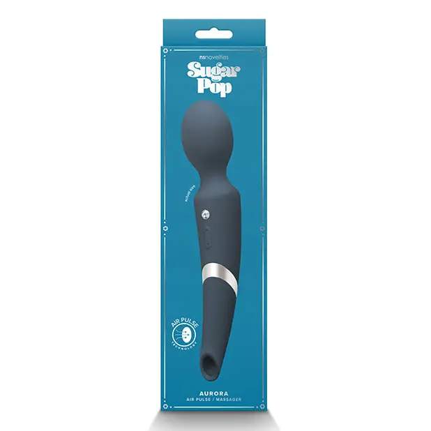 Sugar Pop Aurora Air Pulse Massager Wand, Blue