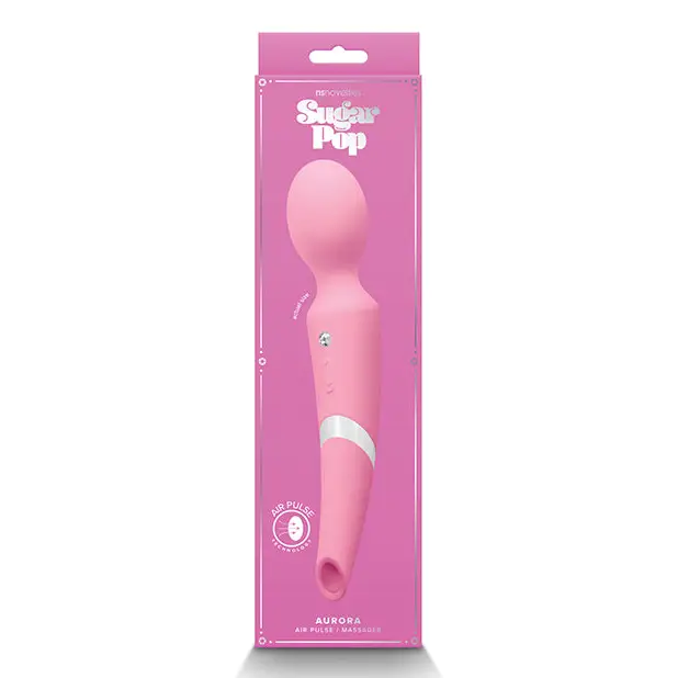 Sugar Pop Aurora Air Pulse Massager Wand, Pink