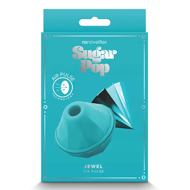 Sugar Pop Jewel Air Pulse Vibrator, Teal