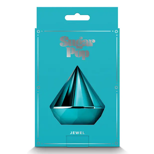 Sugar Pop Jewel Air Pulse Vibrator, Teal