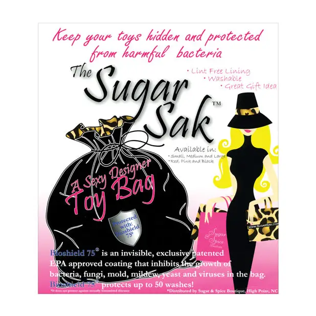 Sugar Sak Anti-Bacterial Toy Bag Large - Red - Storage Cases & Bags