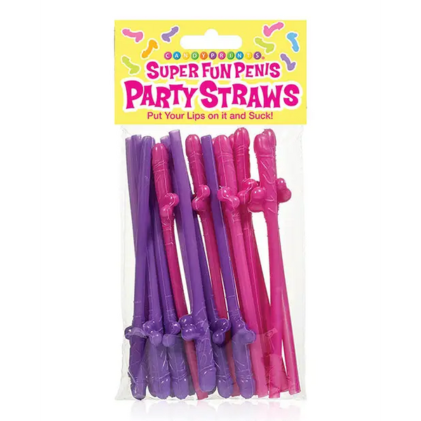Super Fun Penis Party Straws - Bachelorette & Party Supplies