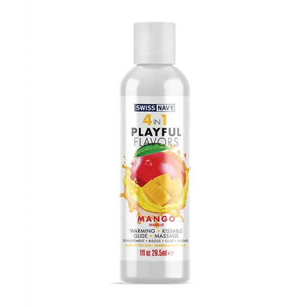 Swiss Navy 4 in 1 Playful Flavors Mango - 1 oz