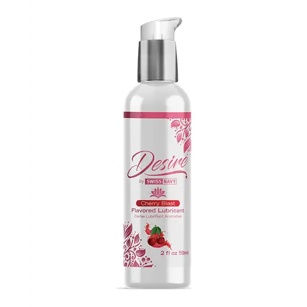 Swiss Navy Desire Cherry Blast Flavored Lubricant - 2 oz - Lubricants