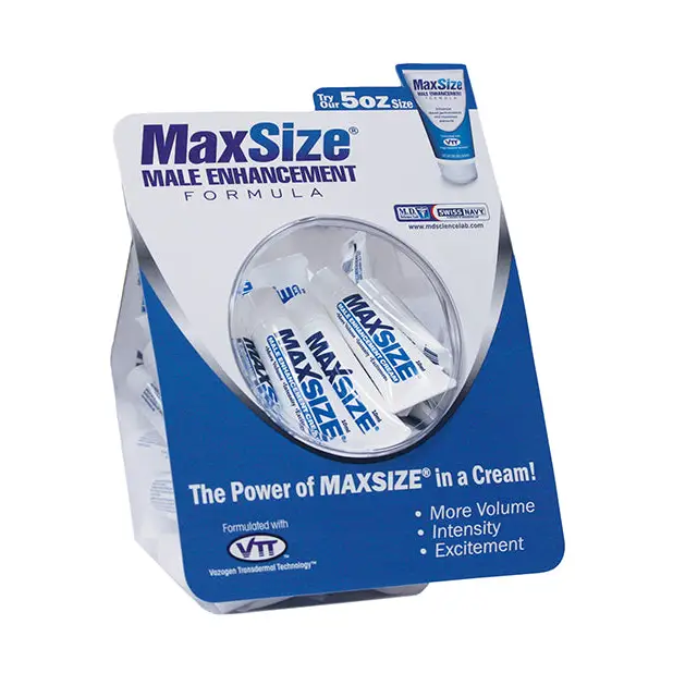 Swiss Navy Max Size Male Enhancement Cream, 10 ml Bowl of 50