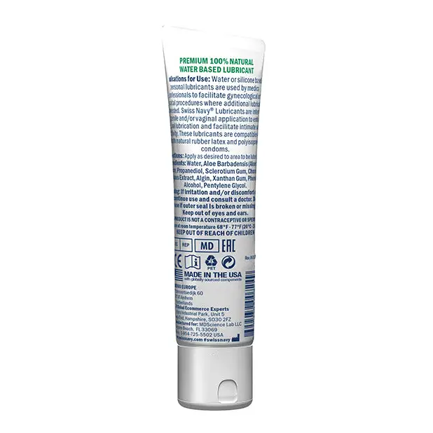 Swiss Navy Naked All Natural Lubricant, 10 ml