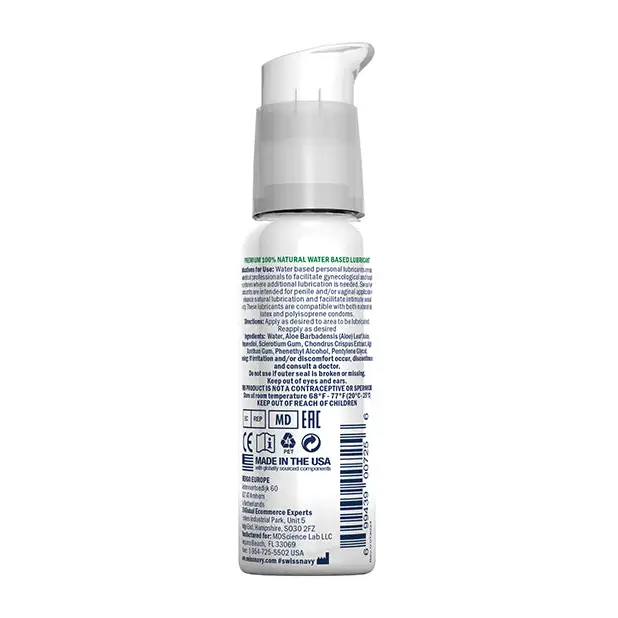 Swiss Navy Naked All Natural Lubricant, 1oz