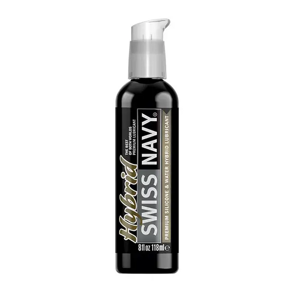 Swiss Navy Premium Hybrid Lubricant - 8 oz Bottle - Lubricants