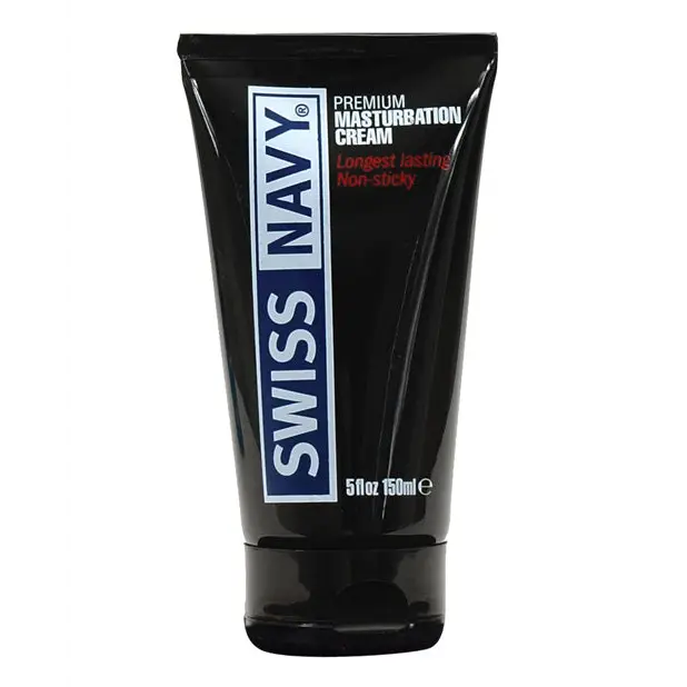 Swiss Navy Premium Masturbation Cream - 5 oz Tube - Lubricants