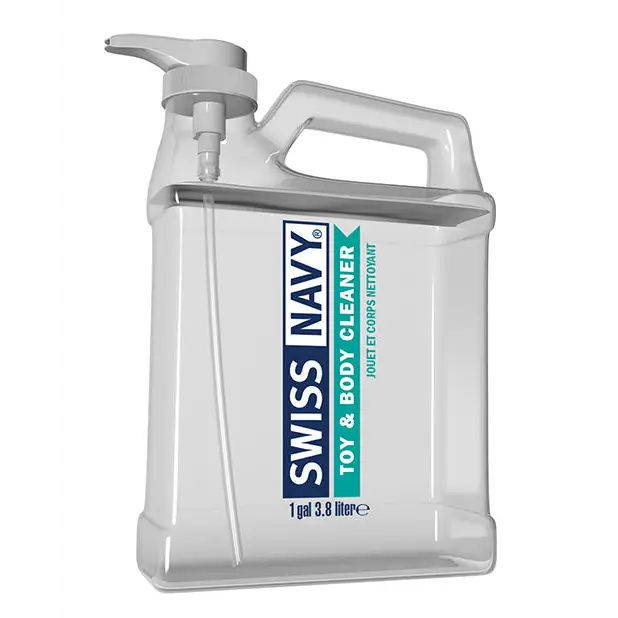 Swiss Navy Toy & Body Cleaner, 1 gal Pump