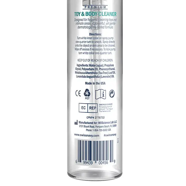 Swiss Navy Toy & Body Foaming Cleaner, 7 oz