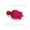 Sylvia Tongue Licking Rose Vibrator - Red - Stimulators