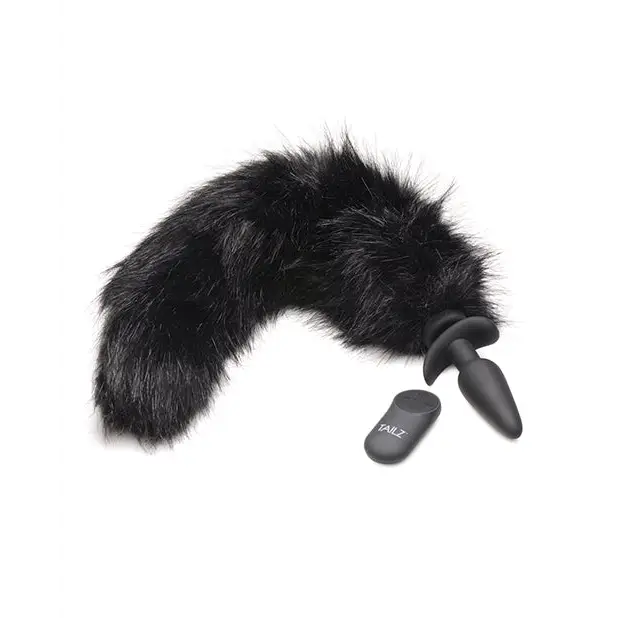 Tailz Snap On Interchangeable Fox Tail, Black