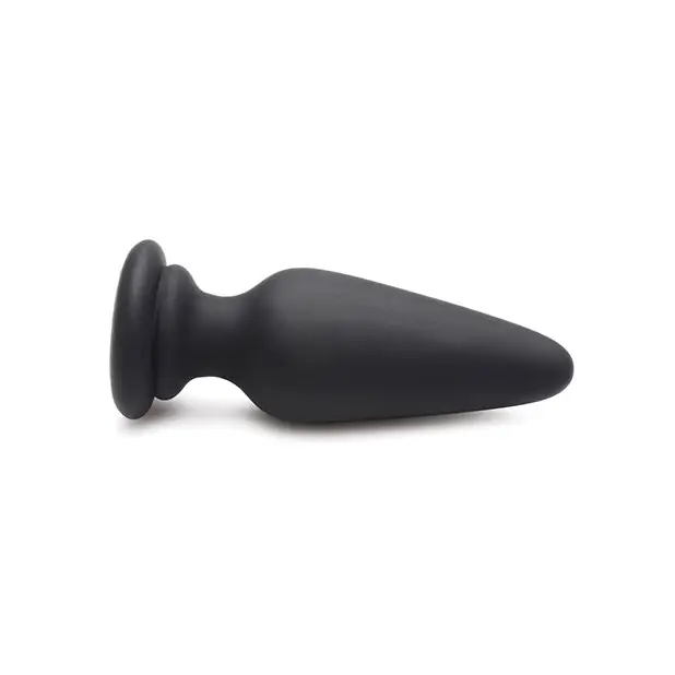 Tailz Snap On Interchangeable Silicone Anal Plug, Black Small