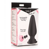 Tailz Snap On Interchangeable Silicone Anal Plug, Black Small