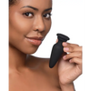 Tailz Snap On Interchangeable Silicone Anal Plug, Black Small