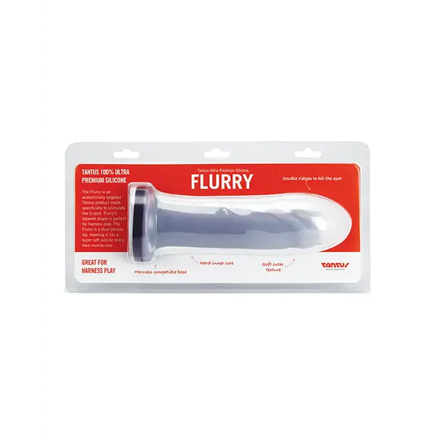 Tantus Flurry Silicone Dildo - Twilight - Dongs & Dildos