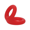 Tantus Uplift Silicone C Ring - Crimson - Penis Enhancement
