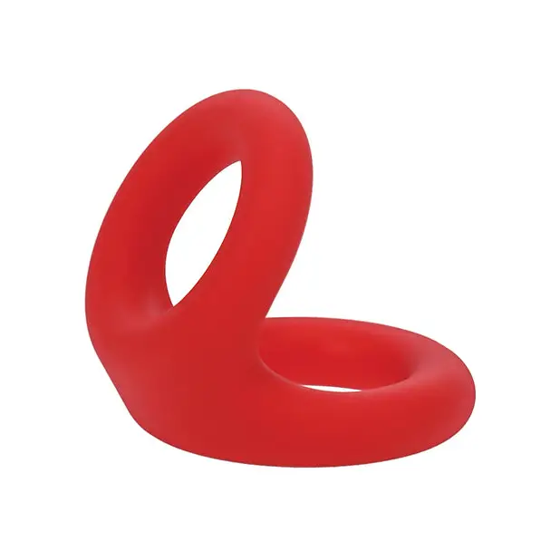 Tantus Uplift Silicone C Ring - Crimson - Penis Enhancement