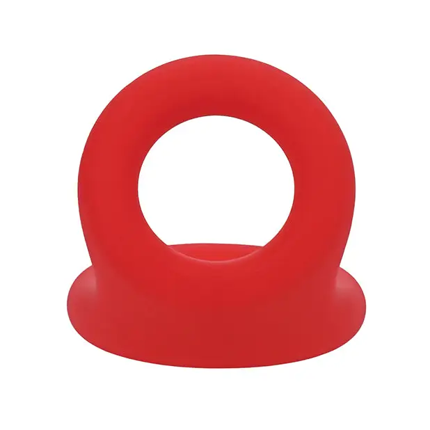Tantus Uplift Silicone C Ring - Crimson - Penis Enhancement