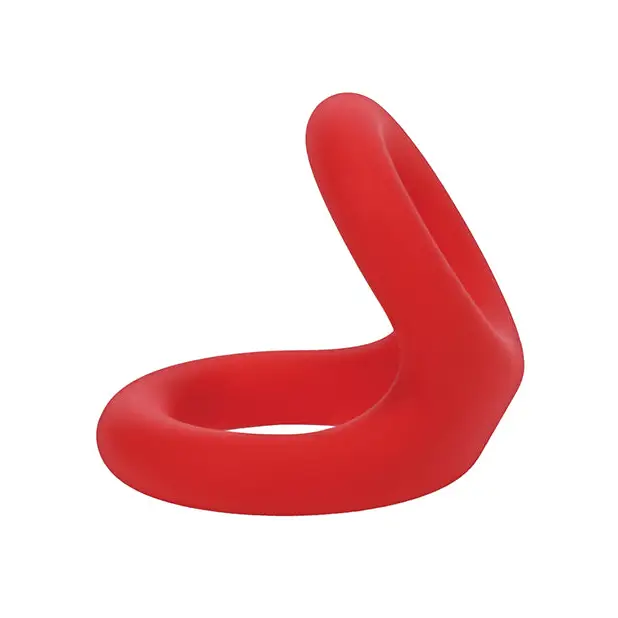 Tantus Uplift Silicone C Ring - Crimson - Penis Enhancement