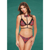 Teacher’s Pet Baddie Schoolgirl Top w/Bow Tie & Panty Red/Black S/M