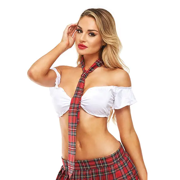 Teacher’s Pet School Girl Tie Red O/S
