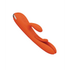 Terri App Controlled Kinky Finger Tapping Rabbit Vibrator - Orange - Vibrators