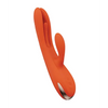 Terri App Controlled Kinky Finger Tapping Rabbit Vibrator - Orange - Vibrators