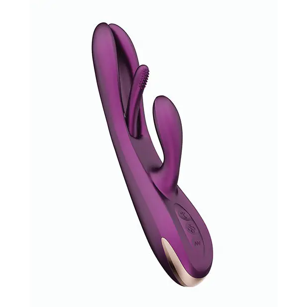 Terri App Controlled Kinky Finger Tapping Rabbit Vibrator - Purple - Vibrators