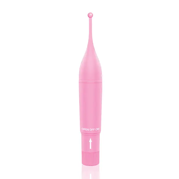 The 9's Clitterific! Pearl Point Clitoral Stimulator, Pink