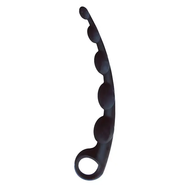 The 9’s S-Curved Silicone Anal Beads - Anal Products