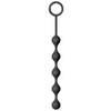The 9’s S Drops Silicone Anal Beads - Black - Anal Products