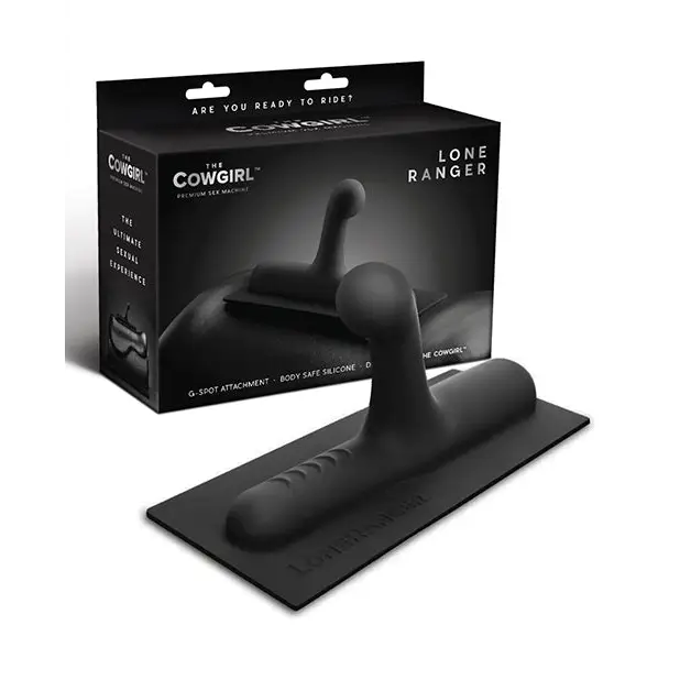 The Cowgirl Lone Ranger Silicone Attachment, Black