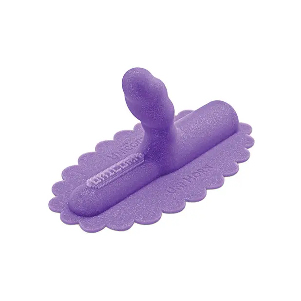 The Cowgirl Unicorn Uni Horn Silicone Attachment, Purple