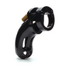 The Curve 3 3/4" Curved Cock Cage & Lock Set, Black