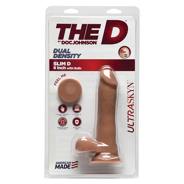 The D 6.5" Dual Density Slim D w/Balls, Caramel