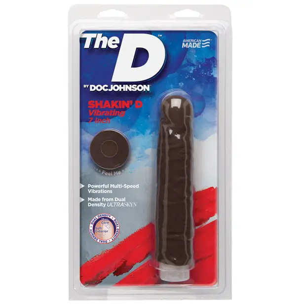 The D 7" Shakin' D Vibrating, Chocolate