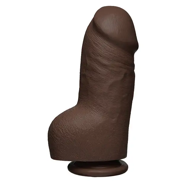 The D 8" Fat D w/Balls, Chocolate