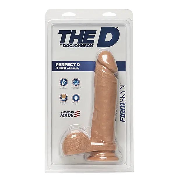 The D 8" Perfect D w/Balls, Vanilla