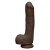 The D 9" Dual Density Uncut D w/Balls, Chocolate