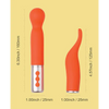 The Naughty Collection Interchangeable Heads Vibrator - Coral Bundle - Vibrators