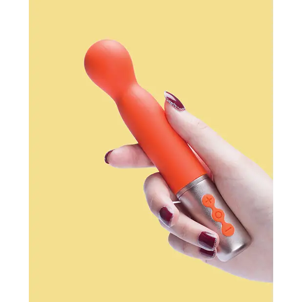 The Naughty Collection Interchangeable Heads Vibrator - Coral Bundle - Vibrators