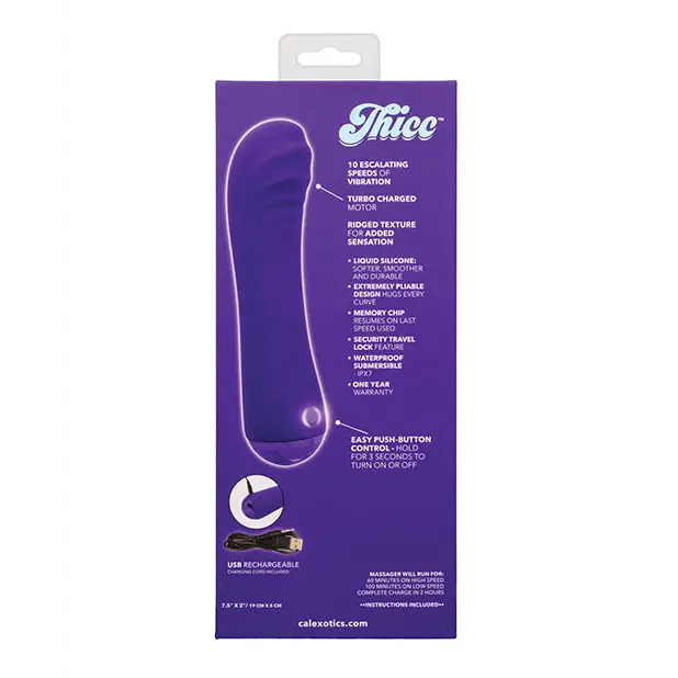 Thicc Chubby Buddy - Purple - Vibrators