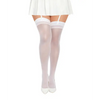 Thigh High Back Seam - White QN - Lingerie - Plus/Queen - Packaged