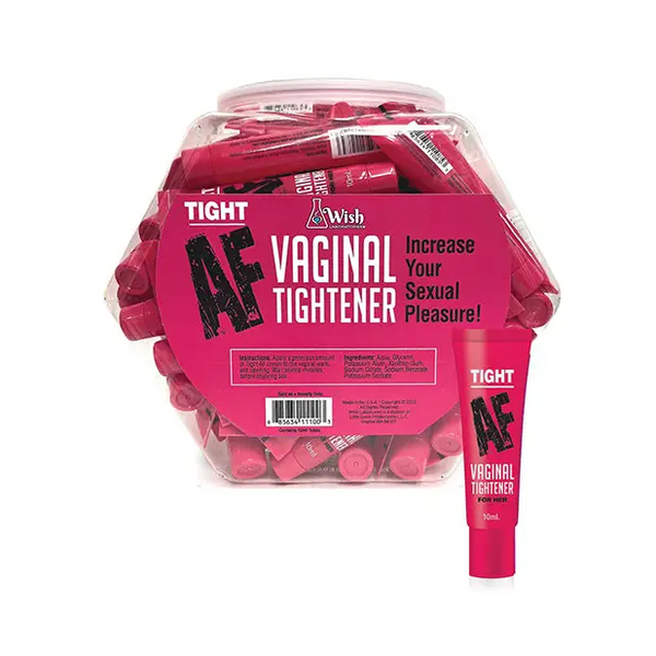 Tight AF Vaginal Tightener Cream 65 Pack Fishbowl - 10ml