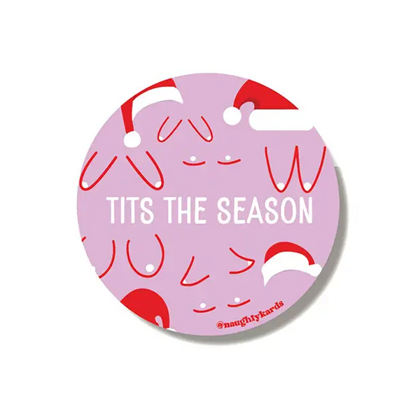 Tits Holiday Sticker - Pack of 3