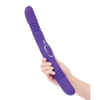 Together Double Delight Double-Ended Vibrating & Thrusting Vibrator - Purple - Vibrators